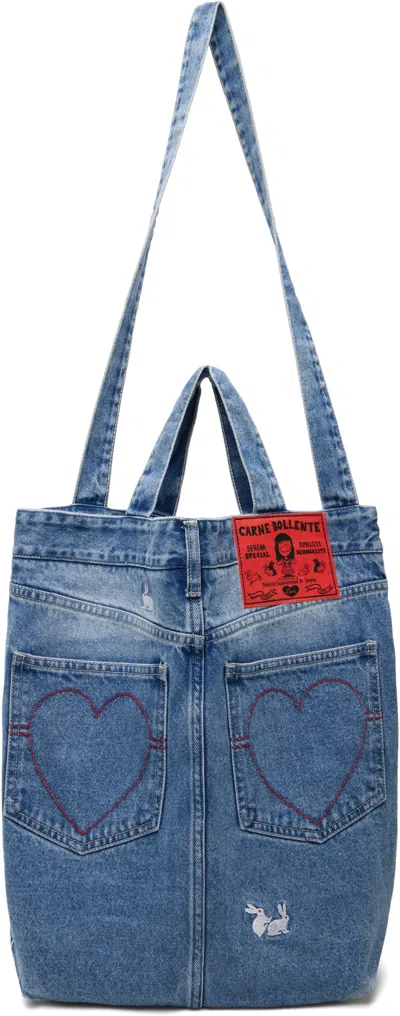Carne Bollente Blue Daisy Duke Delights Tote