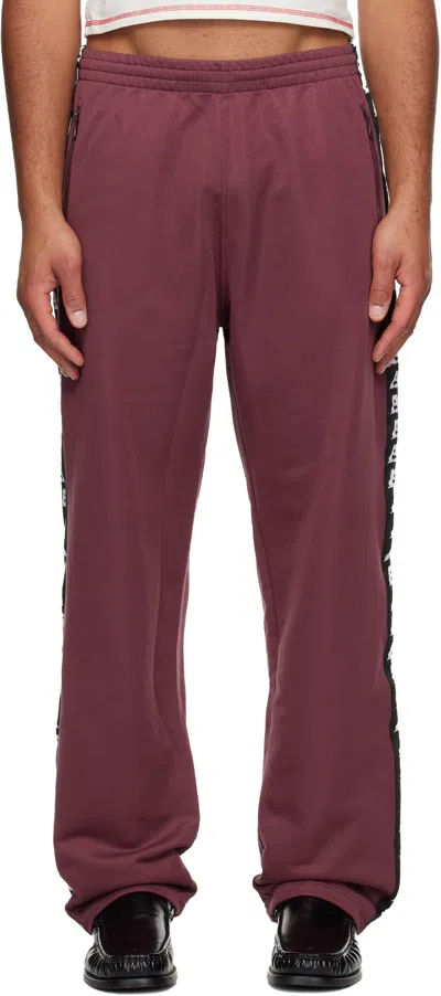 Carne Bollente Burgundy Make You Wet Sweatpants