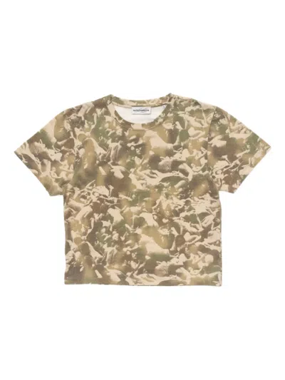 Carne Bollente Camouflage-print T-shirt