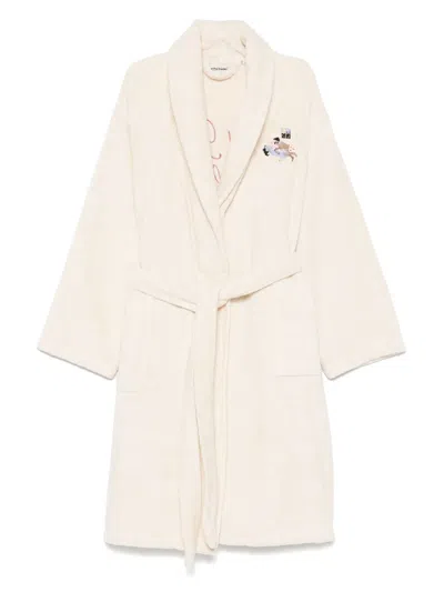 Carne Bollente Cotton Bath Robe In Neutral