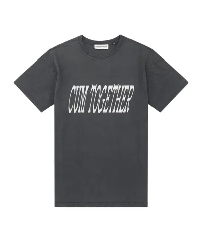 Carne Bollente Cum Together T-shirt In Gold
