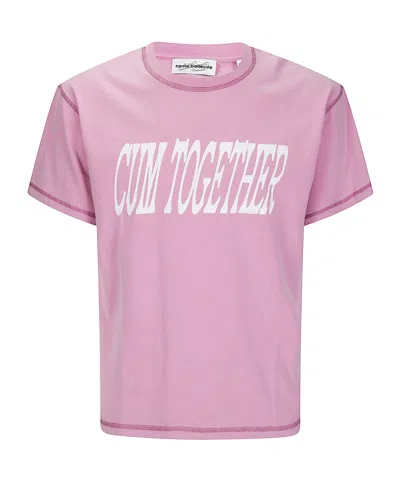 Carne Bollente Cum Together T-shirt In Pink