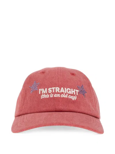 Carne Bollente Embroidered Baseball Cap In White