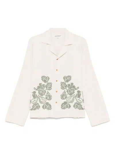 Carne Bollente Fig Leaf Of Desire Shirt In Neutrals