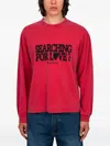 Carne Bollente Graphic-print Long-sleeve T-shirt In Red