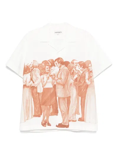 Carne Bollente Graphic-print Short-sleeve Shirt In White