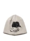 Carne Bollente Head Meets Heart Beanie In Gray