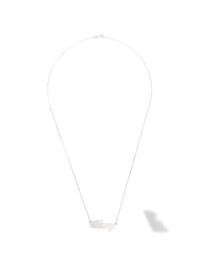 Carne Bollente Hot And Heavy Metal Necklace In Silver