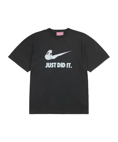 Carne Bollente Just Did It T-shirt In Burgundy