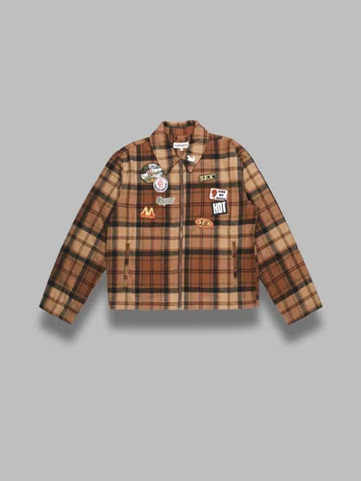 Carne Bollente Kiss My Patch Jacket In Multi