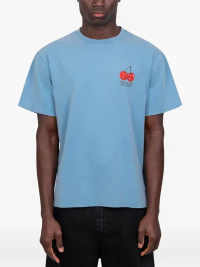 Carne Bollente Lick Me T-shirt In Blue