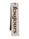 Carne Bollente Logo-print Scarf In Brown