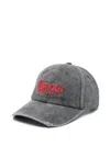 Carne Bollente Love Always Embroidered-detail Cap Hat In Gray