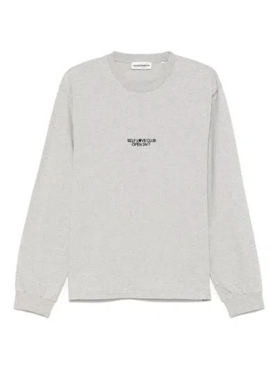 Carne Bollente Narcissus's Delight T-shirt In Grey