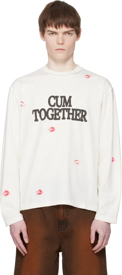 Carne Bollente Off-white 'cum Again?' T-shirt