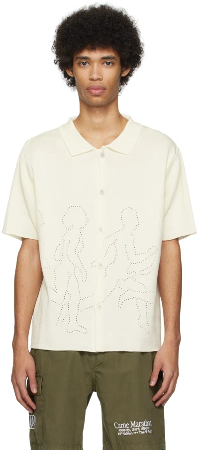 Carne Bollente Off-white Love Hunters Shirt In Cream