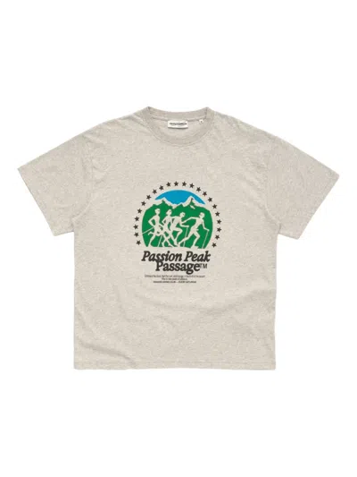 Carne Bollente Passion Peak Passage T-shirt In Grey