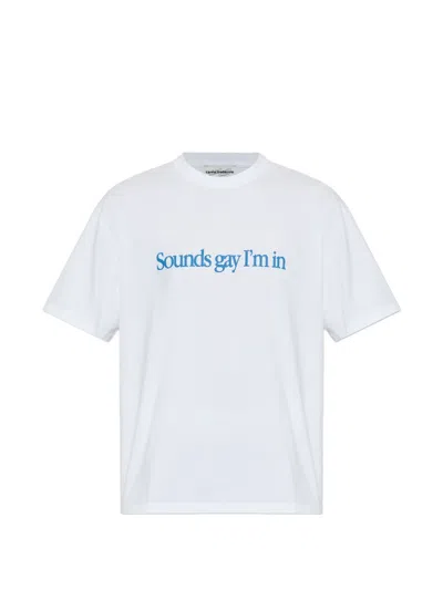 Carne Bollente Print T-shirt In White