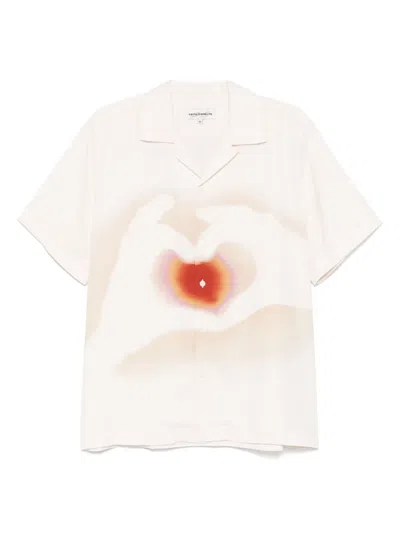 Carne Bollente Pulse Of Love Shirt In Neutral