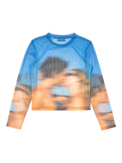 Carne Bollente Riviera Romance T-shirt In Blue