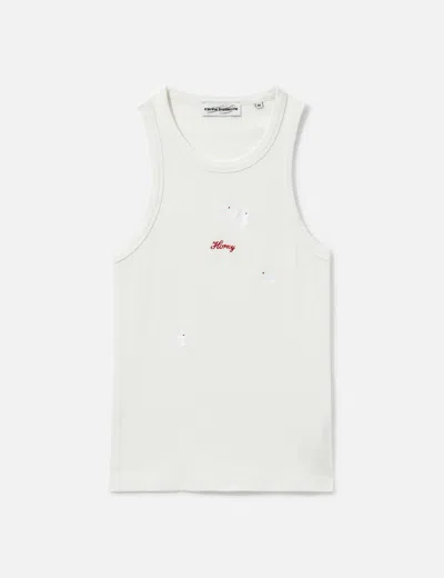Carne Bollente Tank Top Titilation In White
