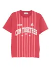 Carne Bollente Team Player Striped T-shirt In Red