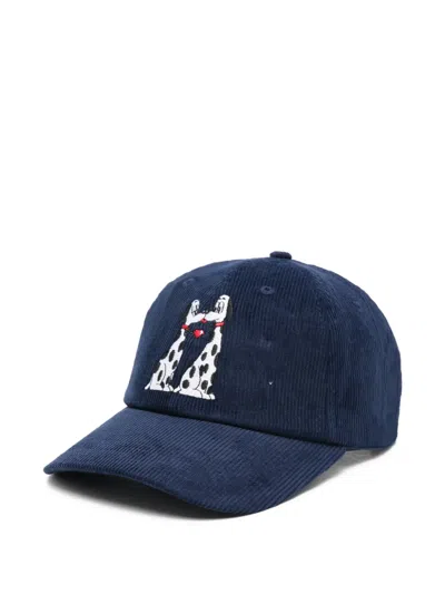 Carne Bollente Truckstop Tails Embroidered-detail Cap Hat In Blue