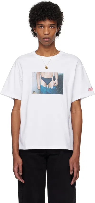 Carne Bollente White Rennt's Reveal T-shirt