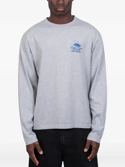 Carne Bollente World Tour Long-sleeve T-shirt In Gray