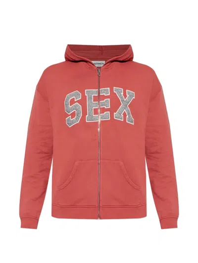 Carne Bollente Zipcode Desire Hoodie In Red
