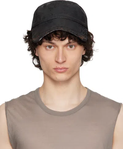 Carnet-archive Black Handcoated Horseshoe Crab Cap