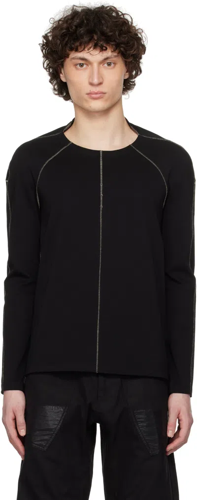 Carnet-archive Black Human-shell Long Sleeve T-shirt