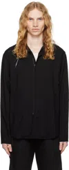 Carnet-archive Black Skin-off Zip-up Jacket In Black