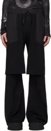 Carnet-archive Black Skirt Trousers In Black