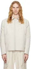 Carnet-archive Off-white Distressed Wall Jacket In Ivory