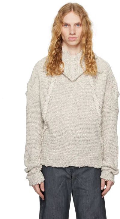 Carnet-archive Off-white Nail Turtleneck In Oatmeal