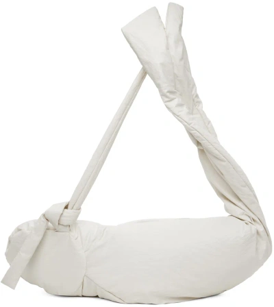 Carnet-archive White Moulda Arm Bag In Cream White