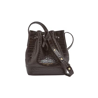 Carnevale Women's Brown Mini Telma Coco Chocolate - Bucket Bag