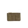 Carnevale Women's Grey Luisa Taupe Card Holder