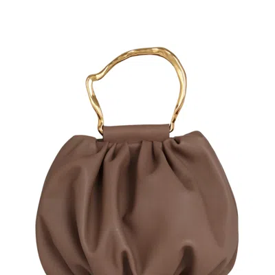 Carnevale Women's Grey Victoria Taupe Bag In Brown