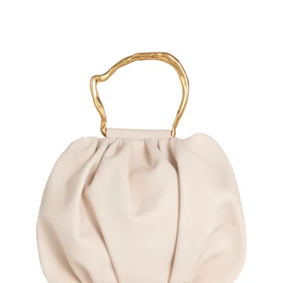 Carnevale Women's Neutrals / Gold / White Victoria Cream Bag