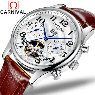 Pre-owned Carnival Watches Men Luxury Top Brand Fashion Men's Big Designer Automatic Mechanical In 07