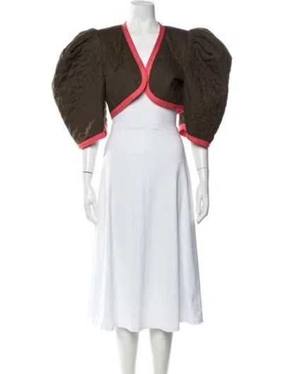 Pre-owned Caro Editions Bolero In Brown