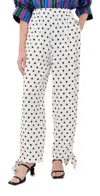 Caro Editions Coco Pants White Big Dots In Multi