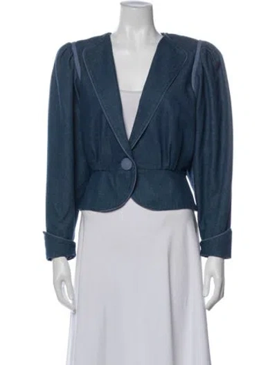 Pre-owned Caro Editions Denim Jacket In Blue