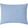Carol & Frank 20" X 26" Hugh Cotton Standard Sham In Blue