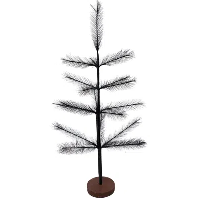 Carol & Frank 24" X 8" Pampas Tree Figurines In Black
