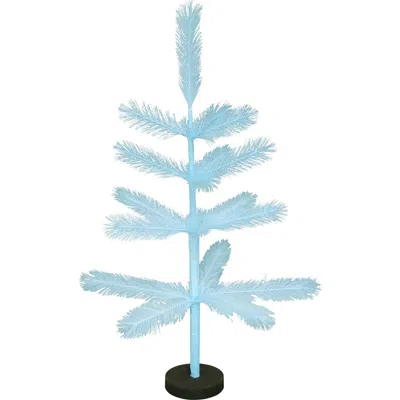 Carol & Frank 24" X 8" Pampas Tree Figurines In Blue