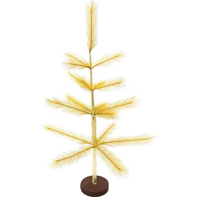 Carol & Frank 24" X 8" Pampas Tree Figurines In Gold