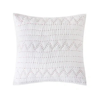 Carol & Frank 26" X 26" Breck Cotton Euro Sham In White